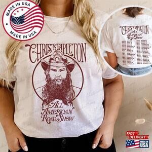 Chris Stapletons All American Road Show Tour T-shirt 2 Sided